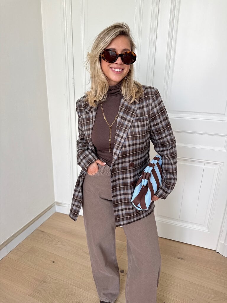 Novalee check blazer