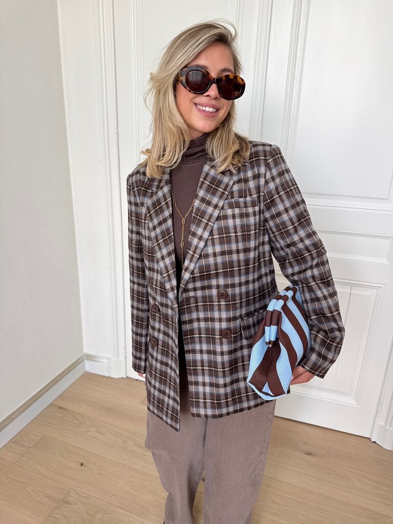 Novalee check blazer