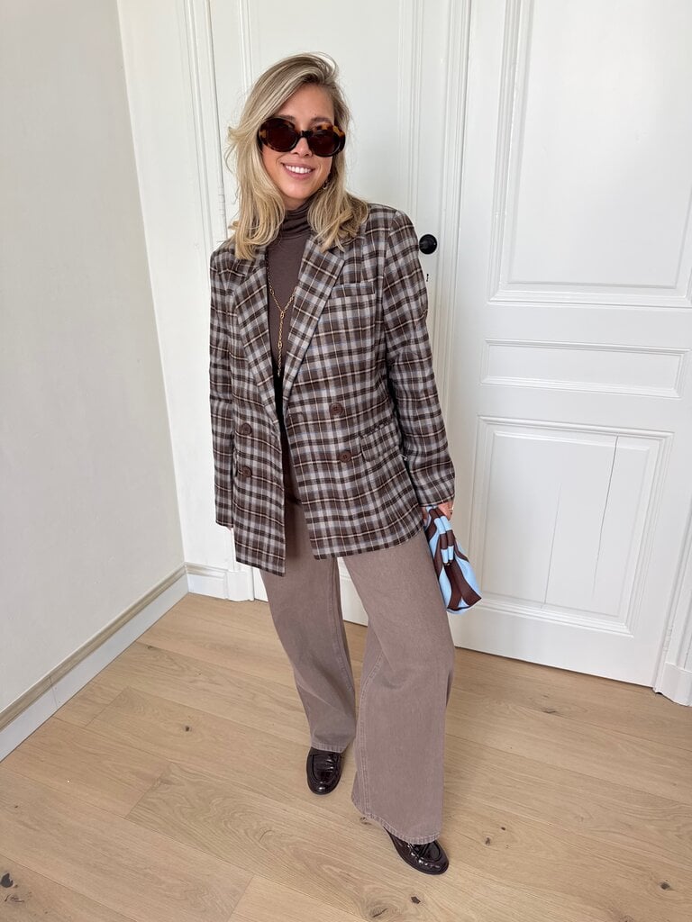 Novalee check blazer
