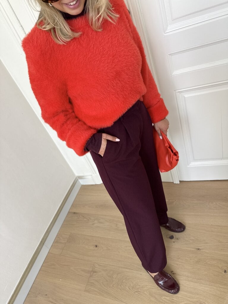 Blythe pantalon aubergine