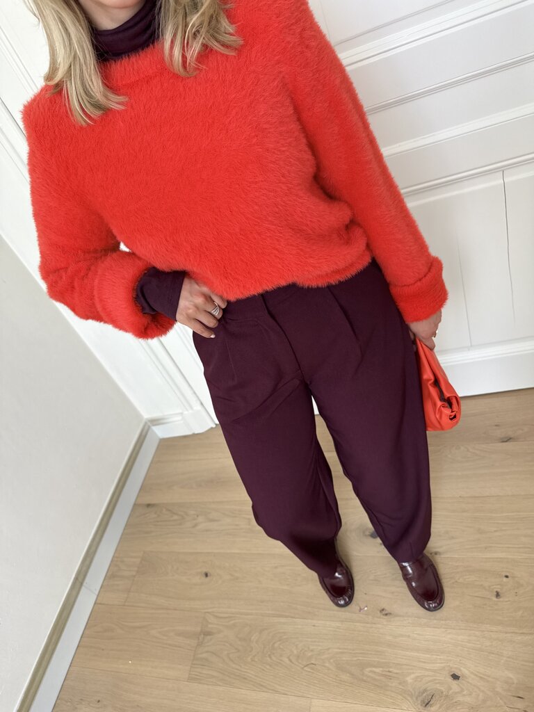 Blythe pantalon aubergine