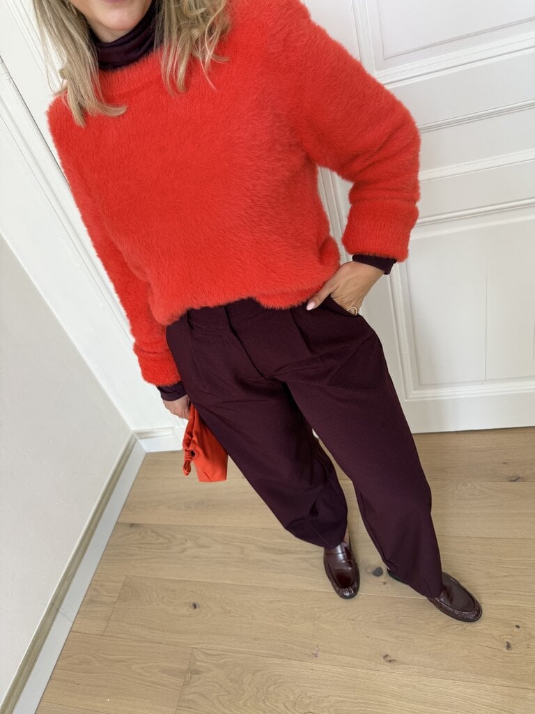 Blythe pantalon aubergine