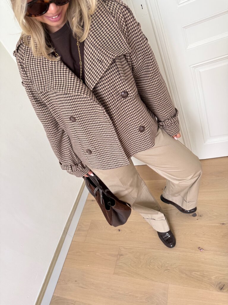 Chloë checked jacket
