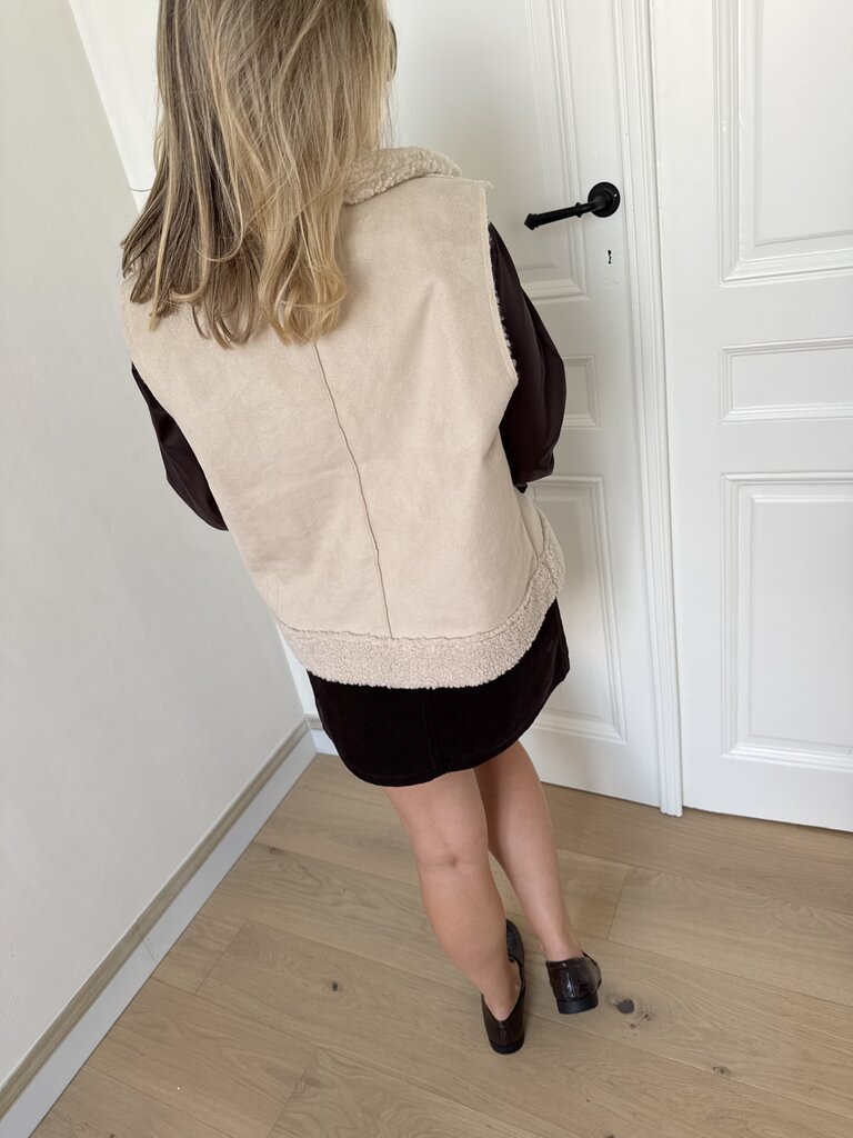 Lamby vest beige