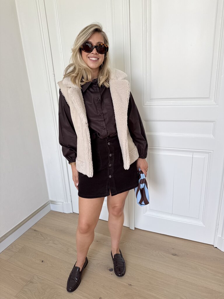 Lamby vest beige