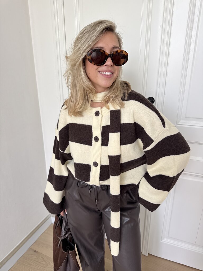 Indy striped cardigan