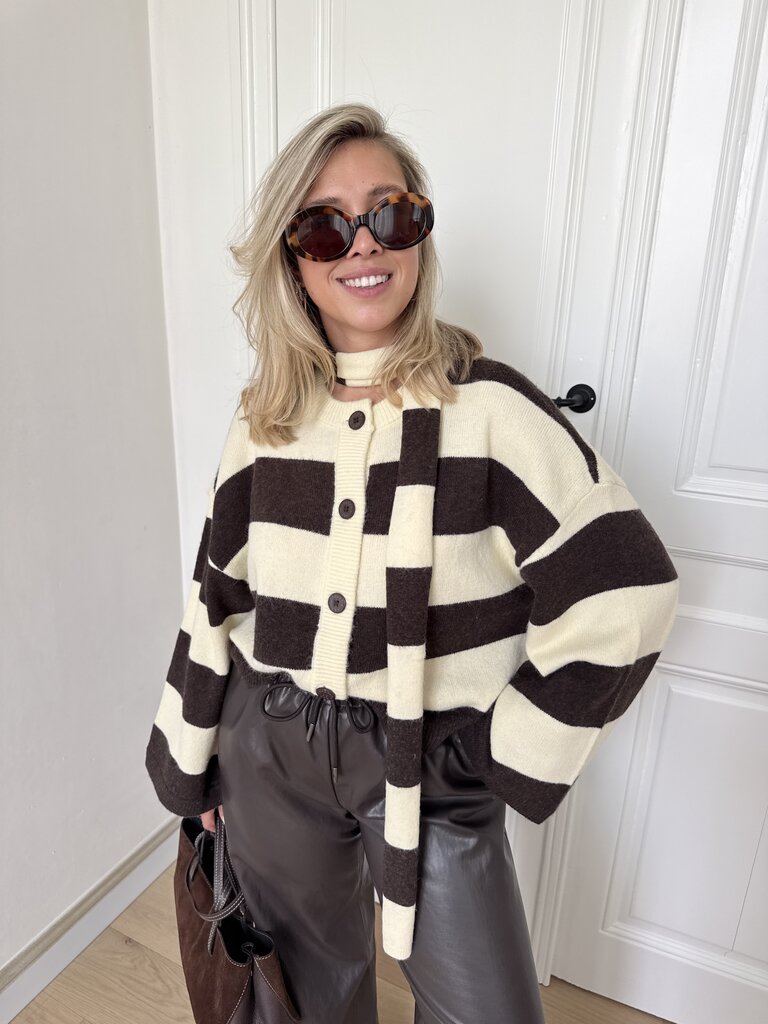 Indy striped cardigan