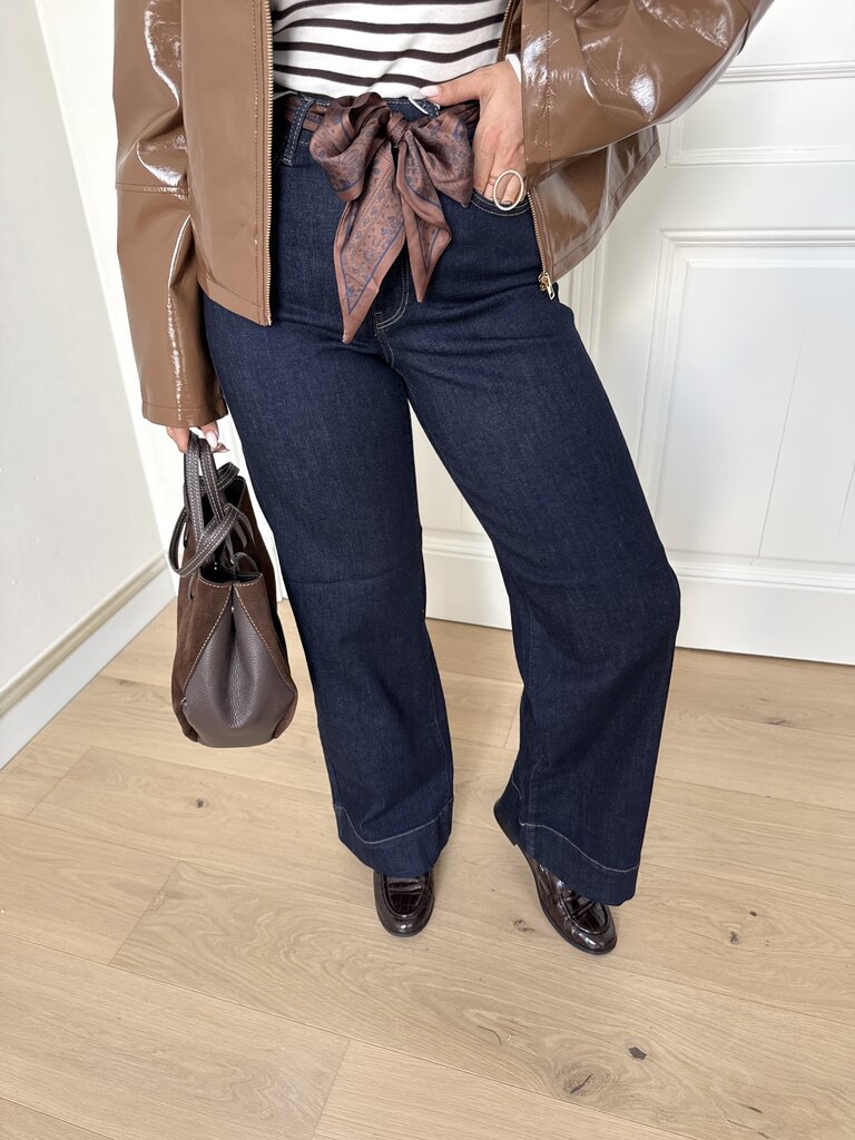 Madison scarf jeans dark blue