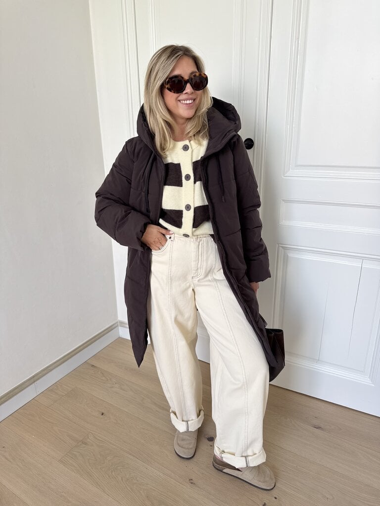 Blair puffer coat brown