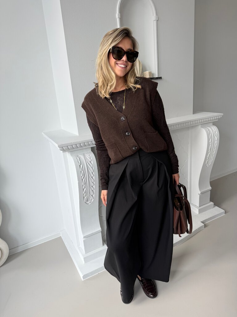 Yasmine pantalon black