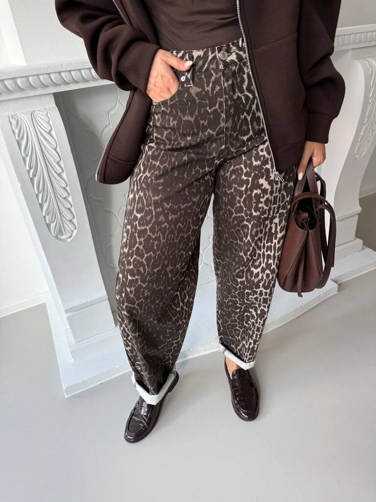 Rinna jeans leopard