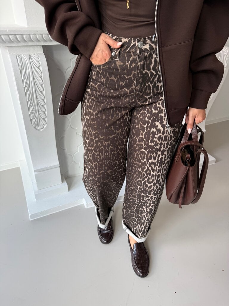 Rinna jeans leopard