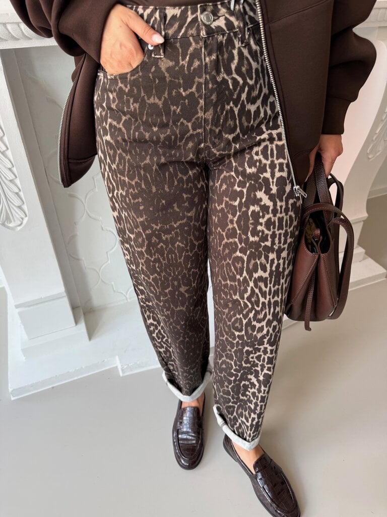 Rinna jeans leopard