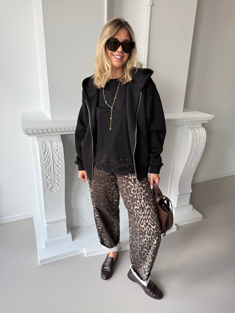 Rinna jeans leopard