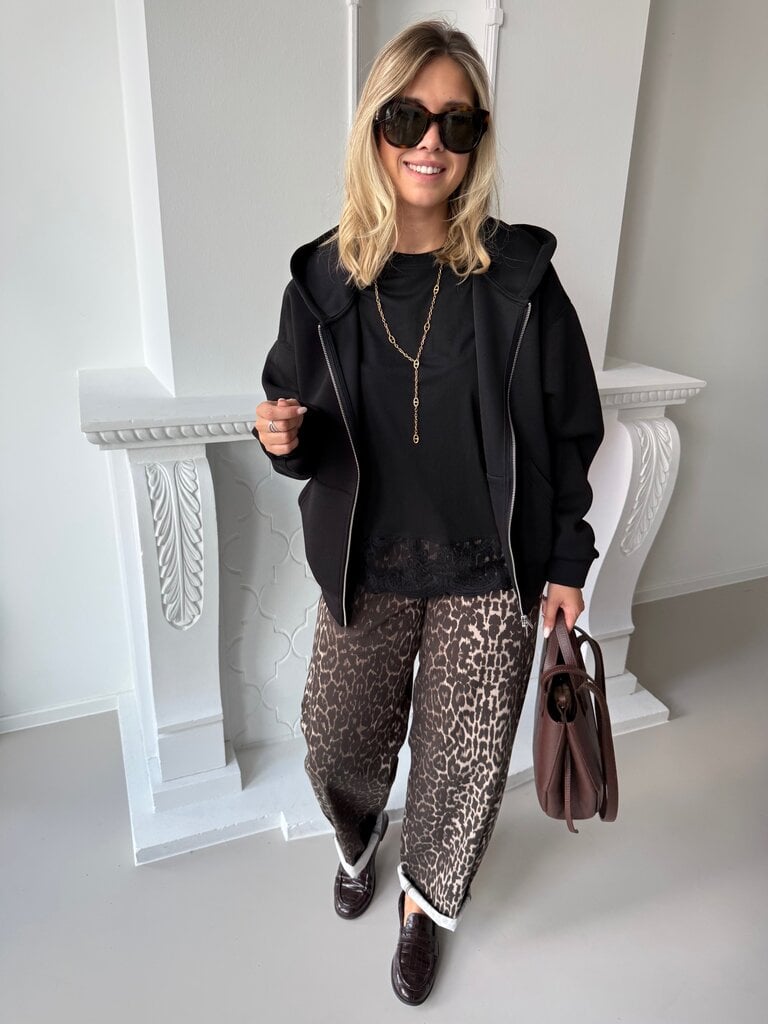 Rinna jeans leopard