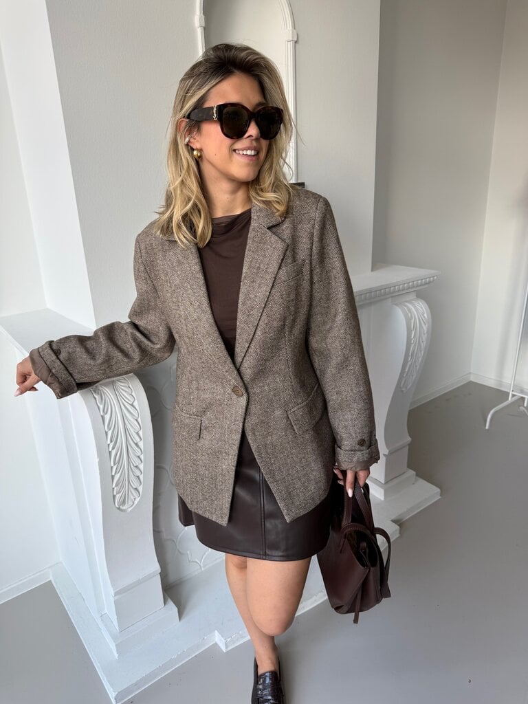 Prim blazer brown