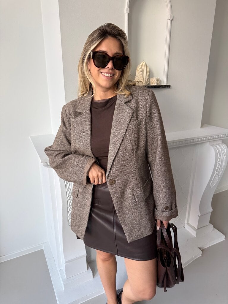 Prim blazer brown