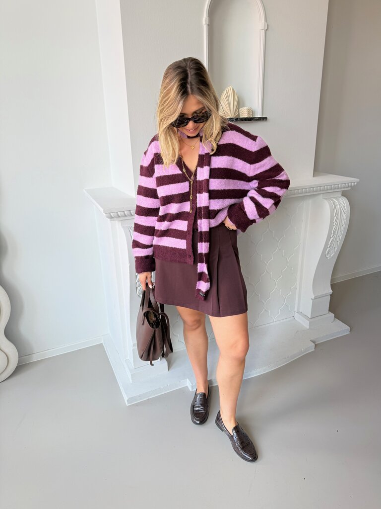Felicity cardigan violet