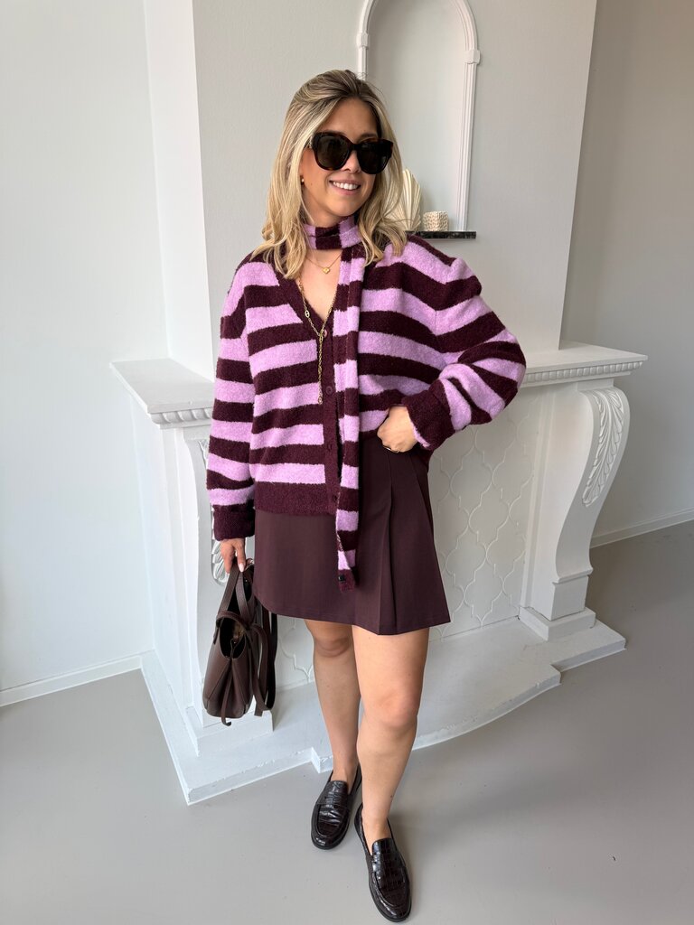 Felicity cardigan violet