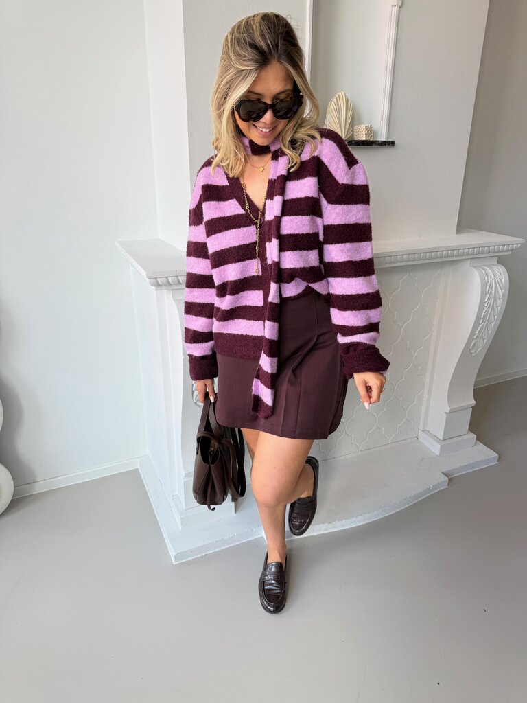 Felicity cardigan violet