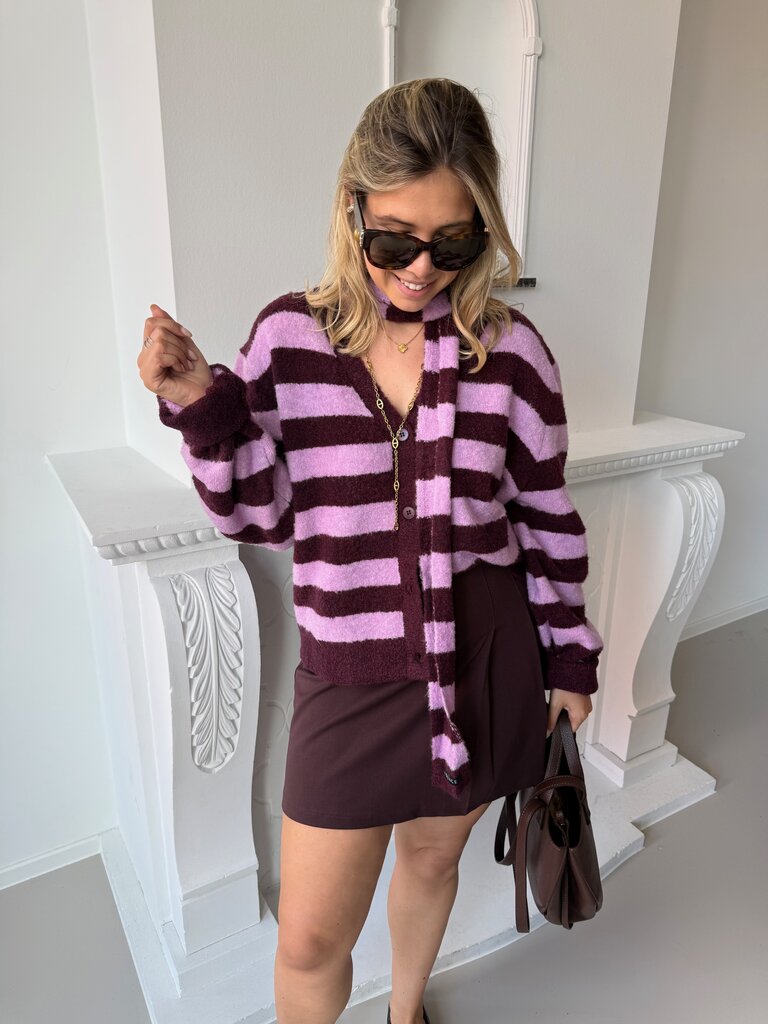Felicity cardigan violet