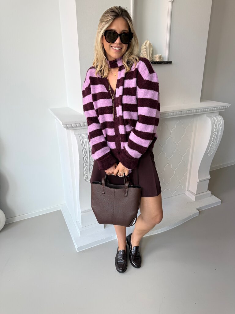 Felicity cardigan violet