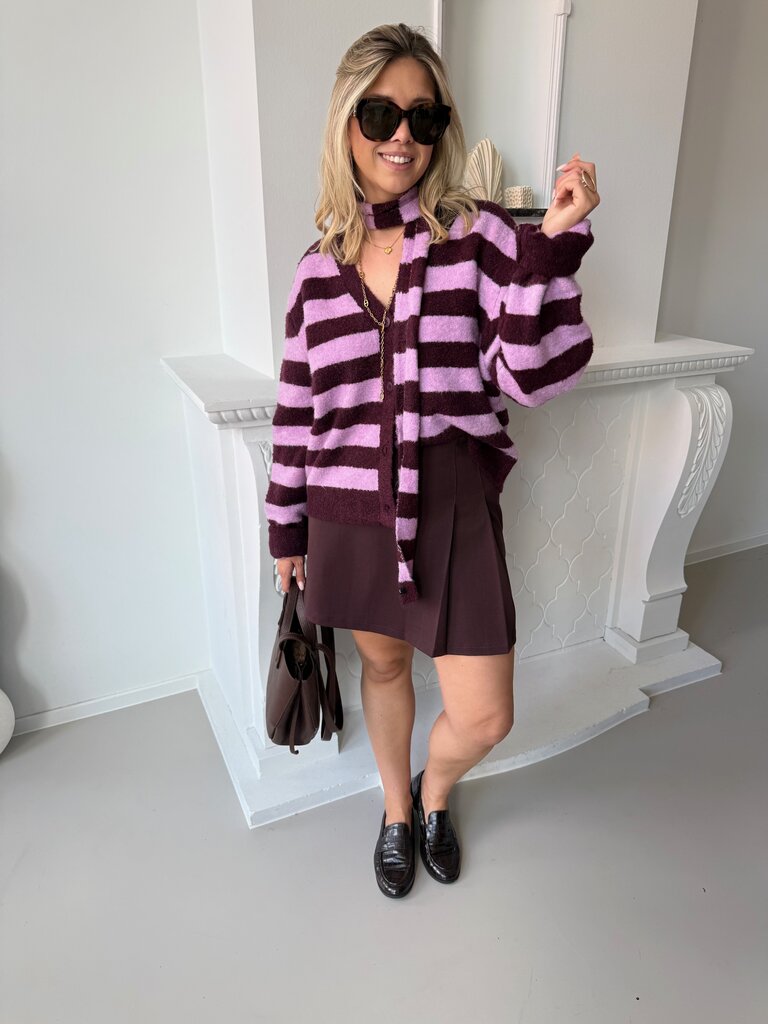 Felicity cardigan violet