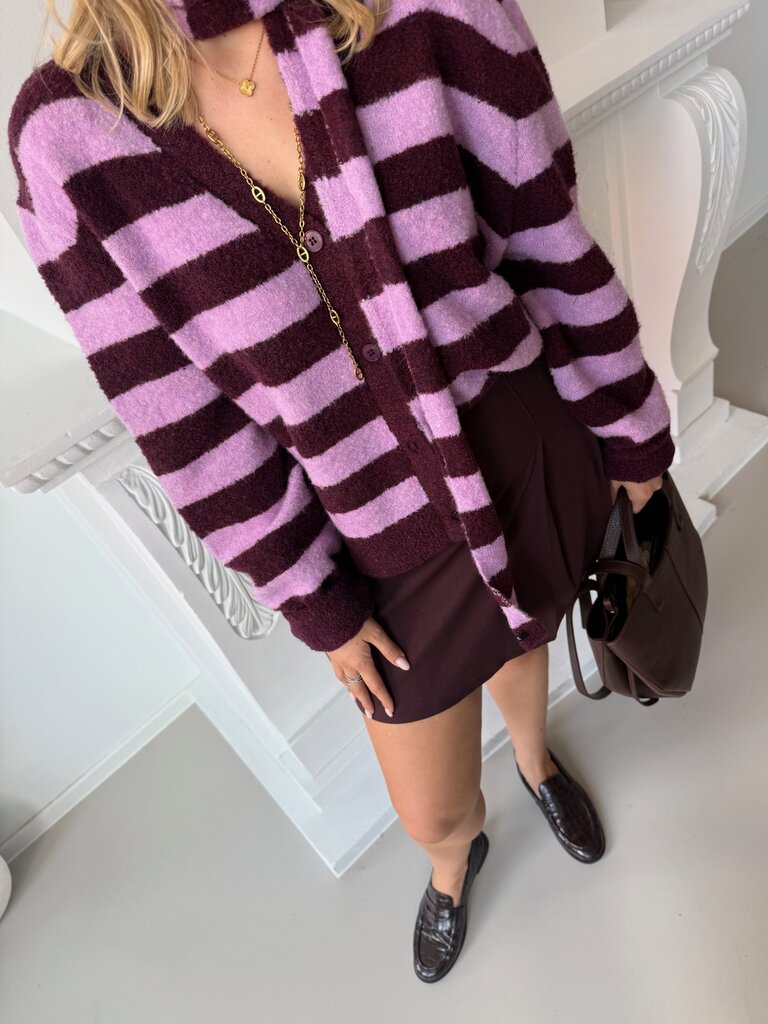 Felicity cardigan violet