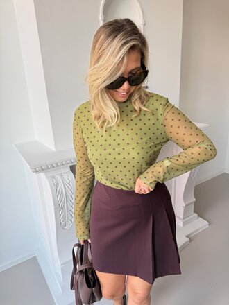 Bailey top green