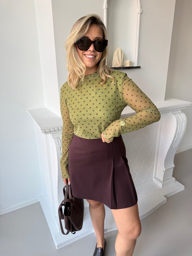 Bailey top green