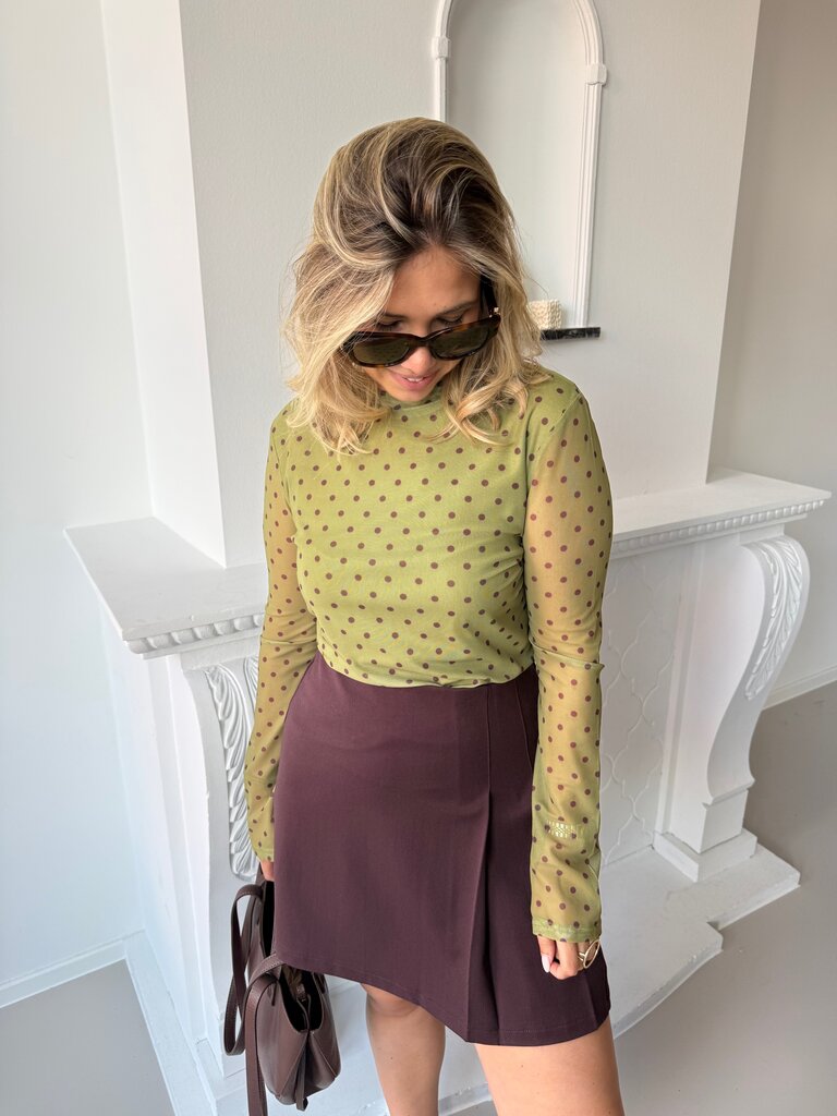 Bailey top green
