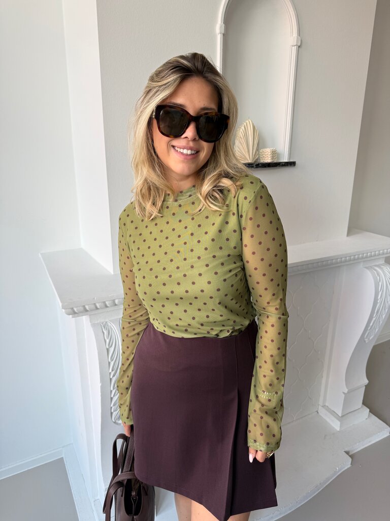 Bailey top green