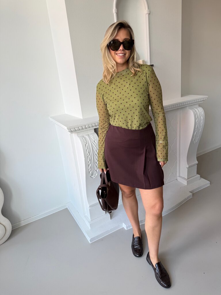 Bailey top green