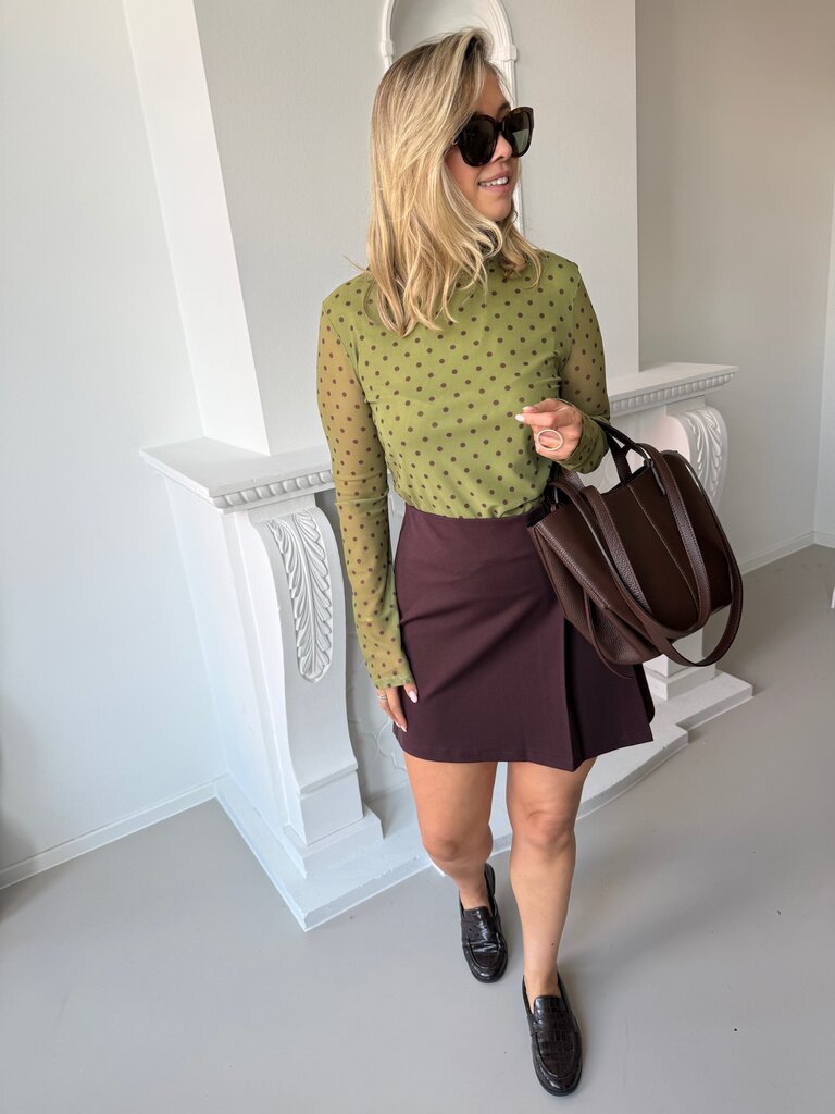 Bailey top green