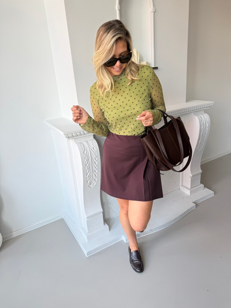 Bailey top green