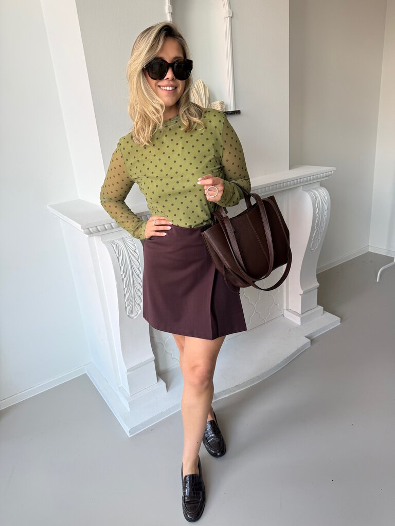 Bailey top green