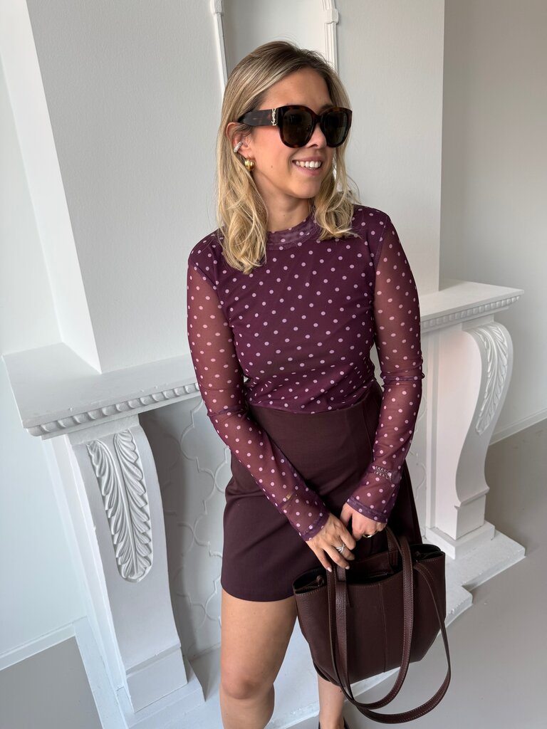 Bailey top plum