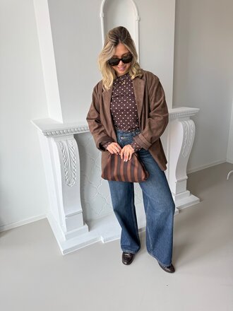 Petra blazer brown