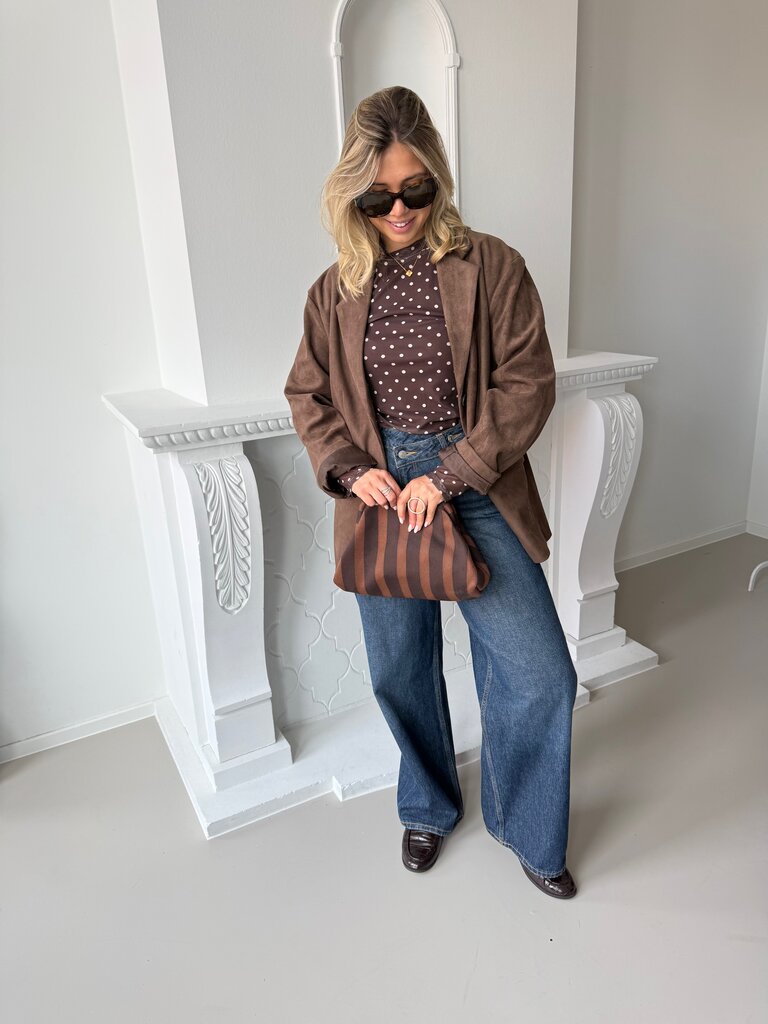 Petra blazer brown