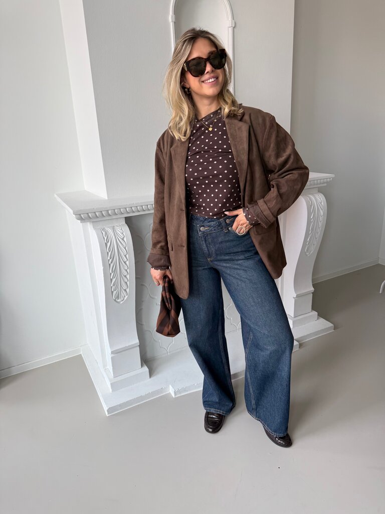 Petra blazer brown