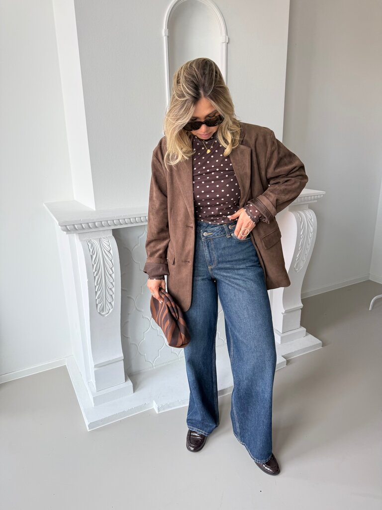 Petra blazer brown