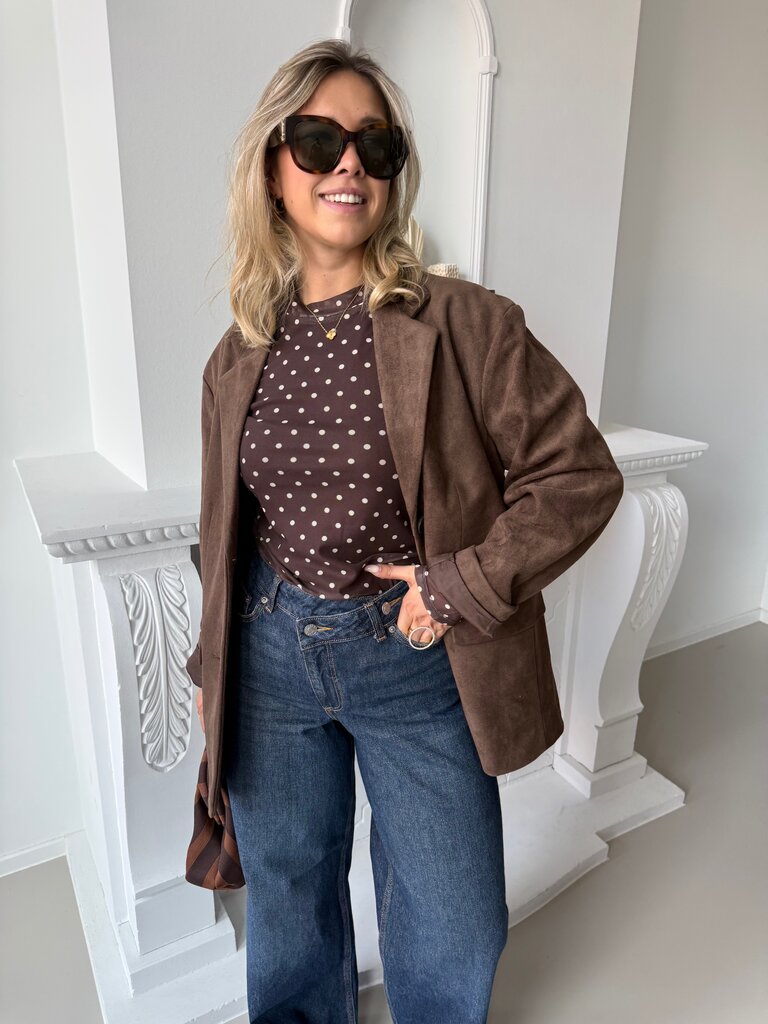 Petra blazer brown