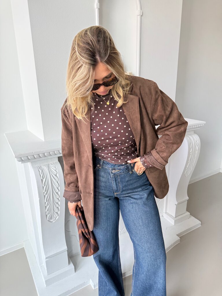 Petra blazer brown