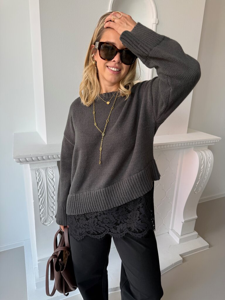 Tara barrel pants black
