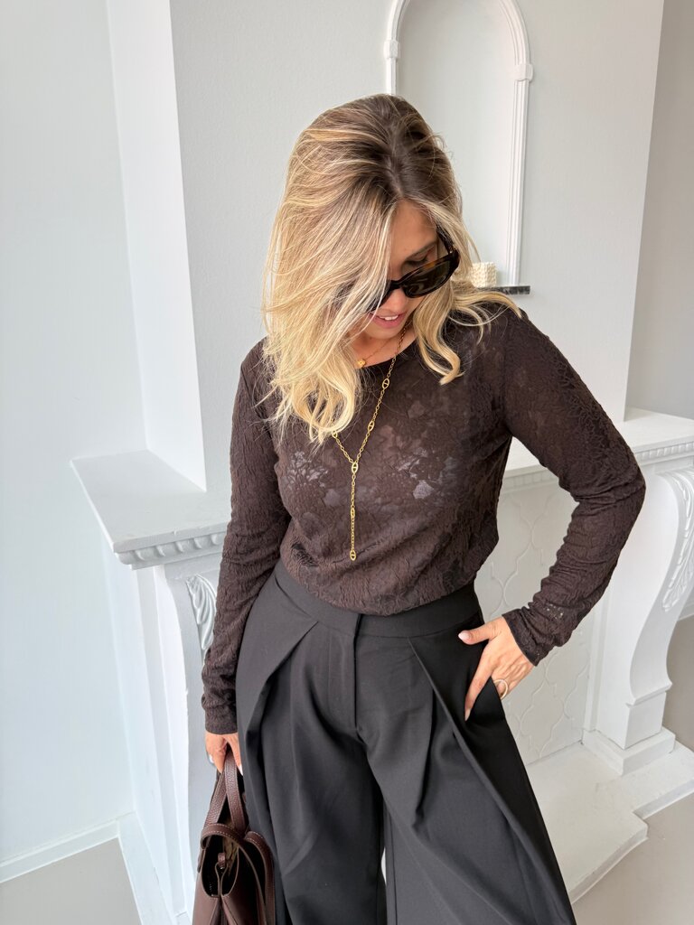 Esvia top brown