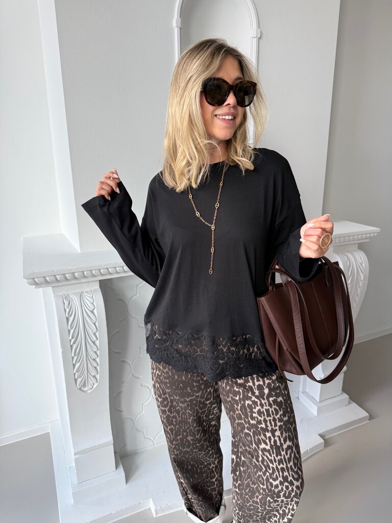Vivvi long sleeve shirt black