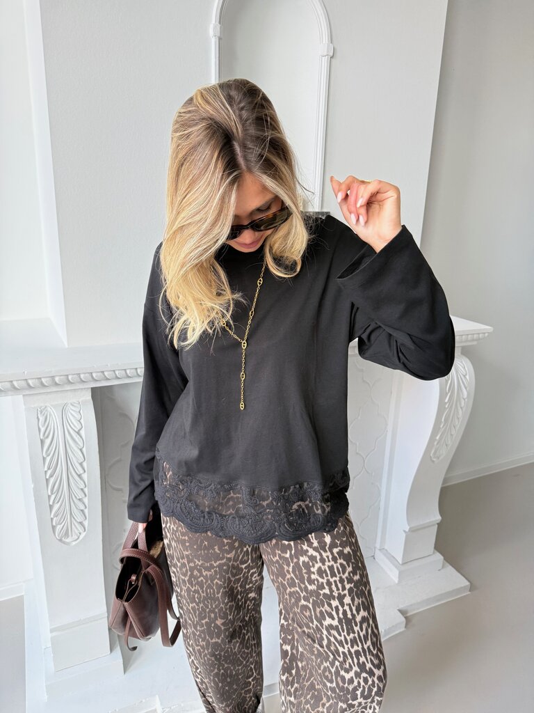 Vivvi long sleeve shirt black