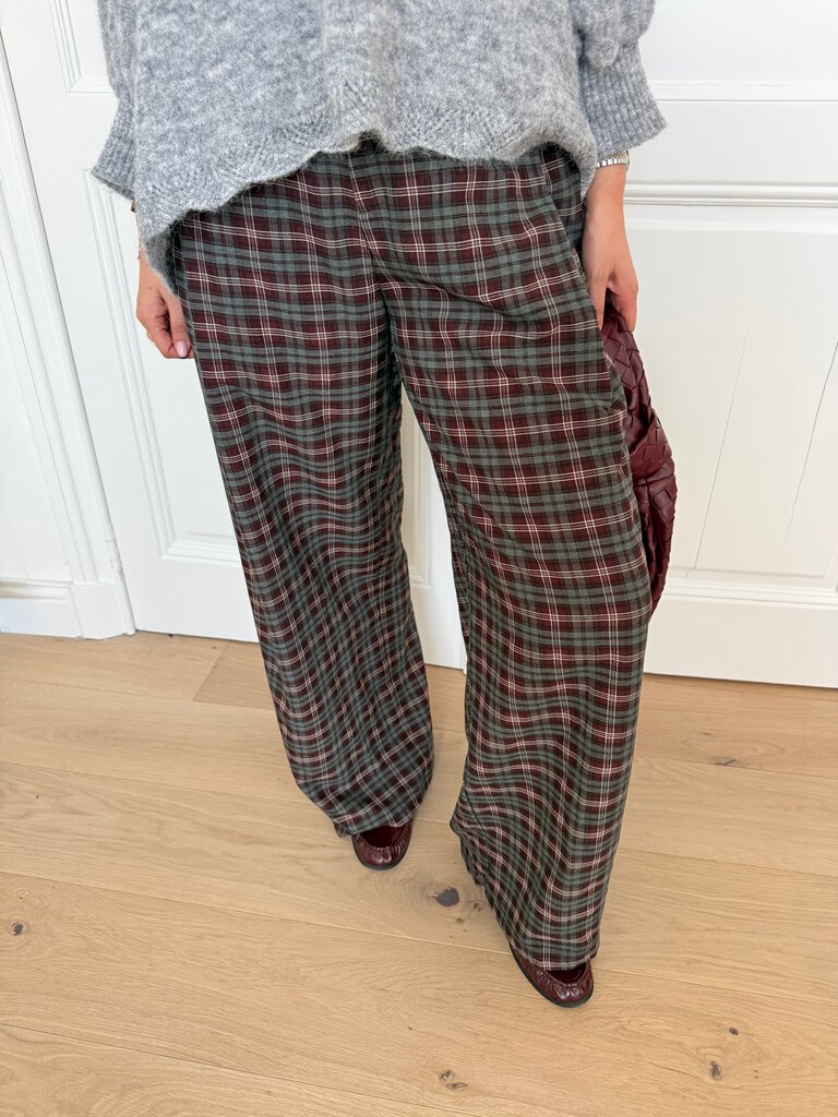 Sissy pantalon green/bordeaux
