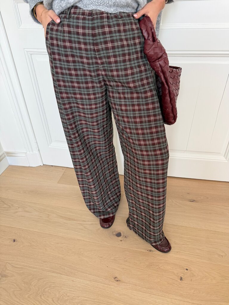 Sissy pantalon green/bordeaux