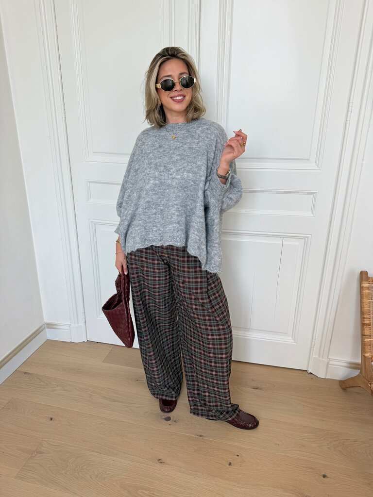 Sissy pantalon green/bordeaux